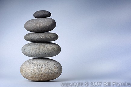 rocks balanced