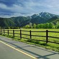 bike walk trail Sun Valley Idaho USA